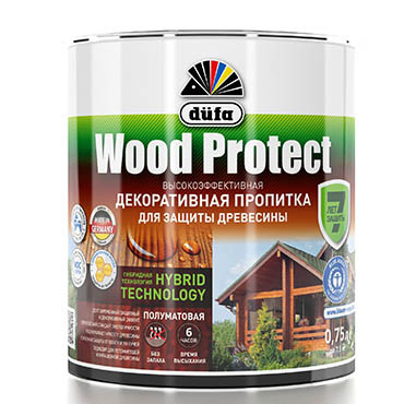 WOOD PROTECT белая 0.75 л "Dufa" Пропитка (выводим) (под заказ) WOOD PROTECT белая 0.75 л "Dufa" Пропитка (выводим) (под заказ)