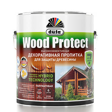 WOOD PROTECT белая 2.5 л Dufa Пропитка (выводим) (под заказ) WOOD PROTECT белая 2.5 л Dufa Пропитка (выводим) (под заказ)